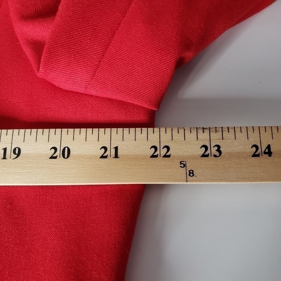NEW Pendleton Holiday Red Wool Blazer Suit Jacket 18P Office Church Classic - Picture 8 of 12